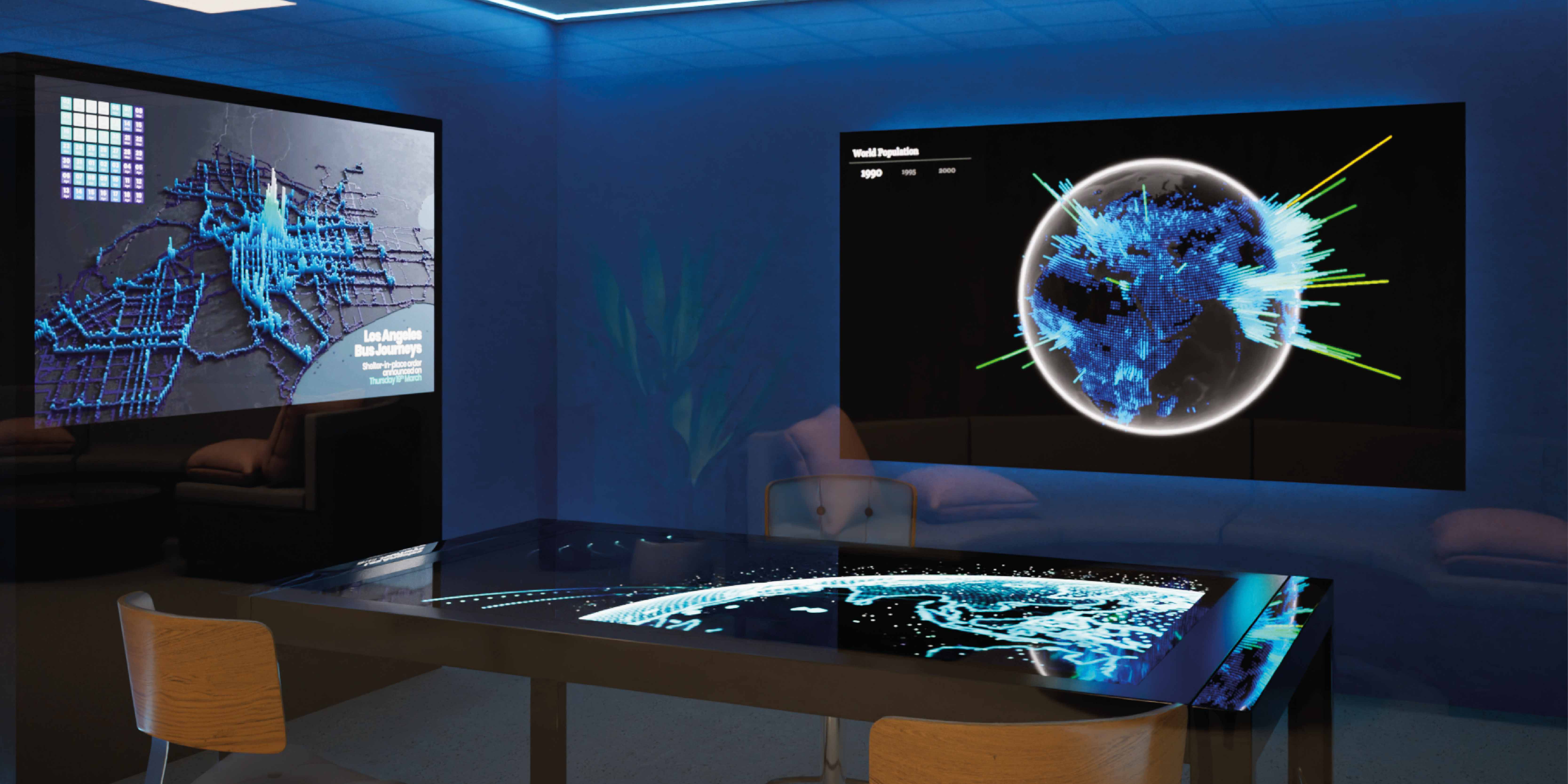 Touchwindow - 3D Data Visualization and interactive Systems: a winning combination