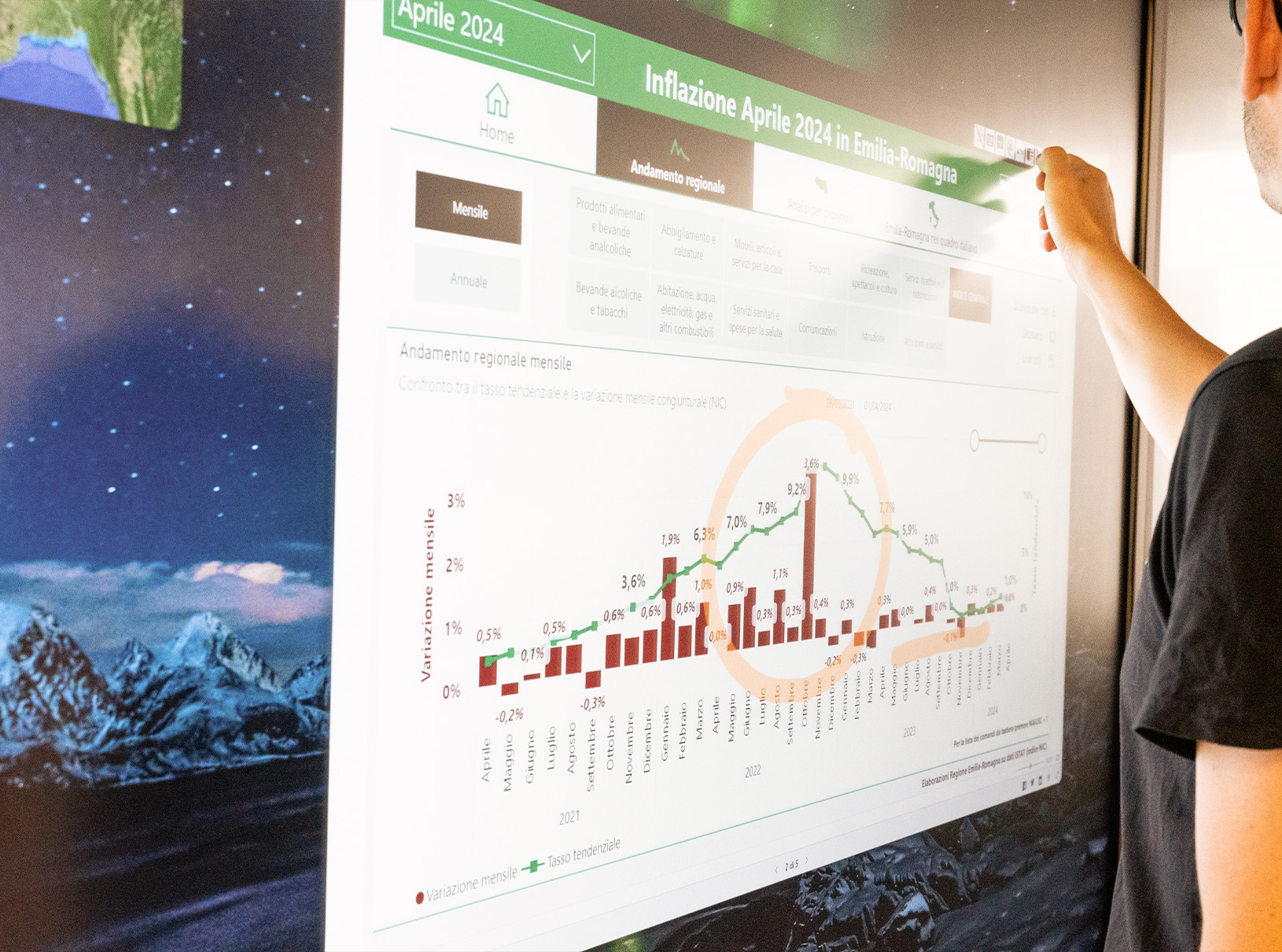 Touchwindow - A Data-Driven Decision Room to Strengthen the Role of Data Valley in the Region