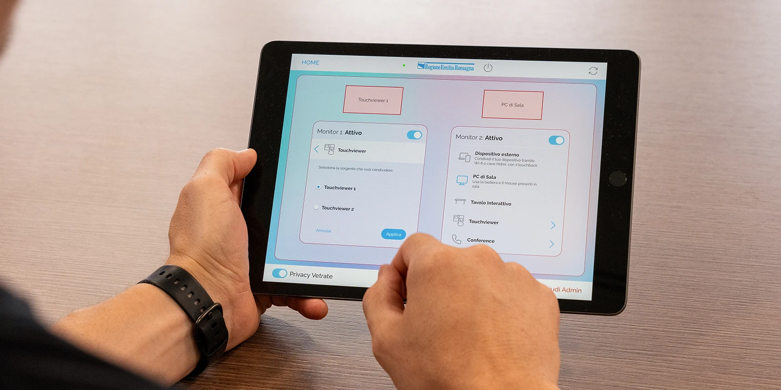 Touchwindow - A Data-Driven Decision Room to Strengthen the Role of Data Valley in the Region