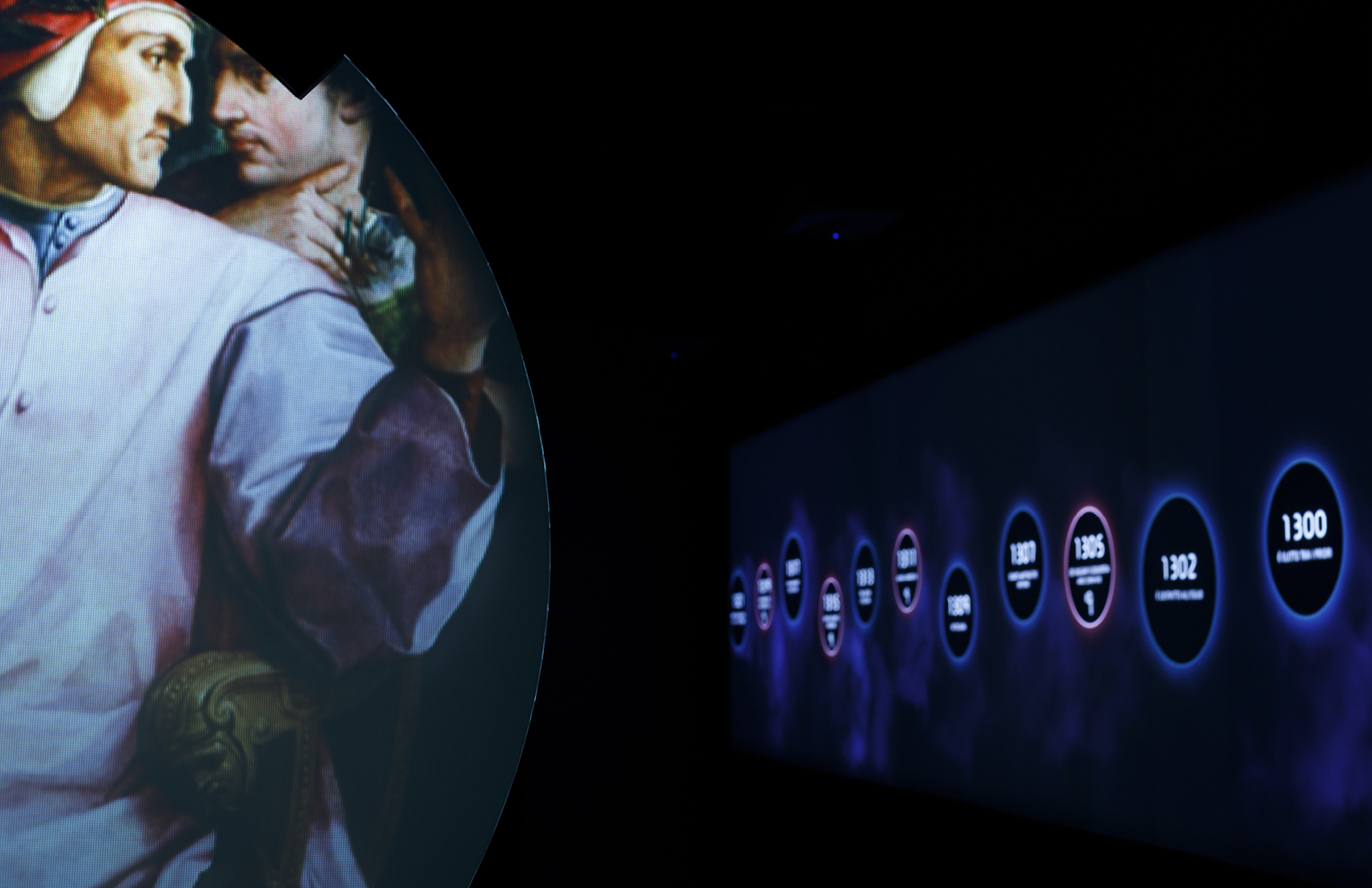 Touchwindow - Museo Dante: nuovi percorsi immersivi